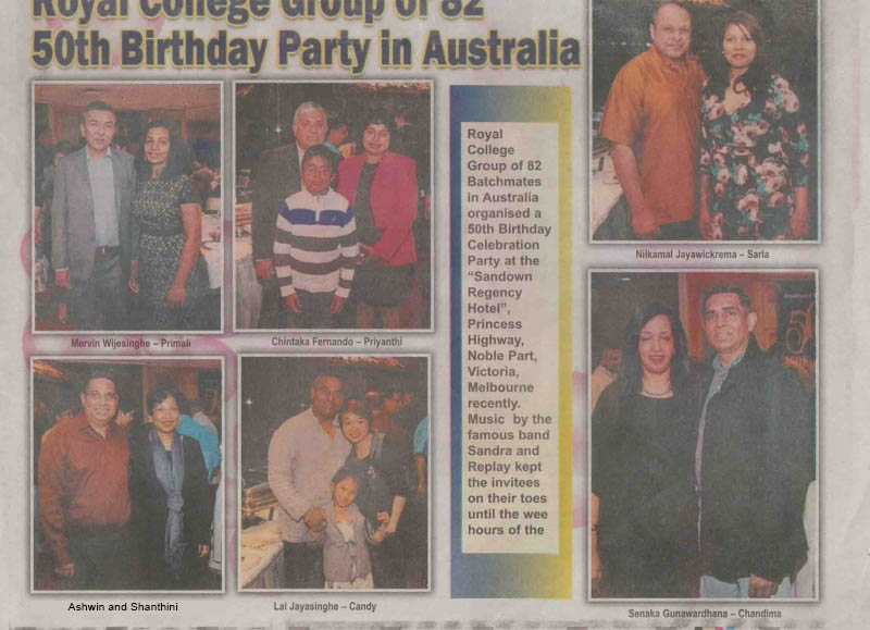 50th Birthday Celebrations