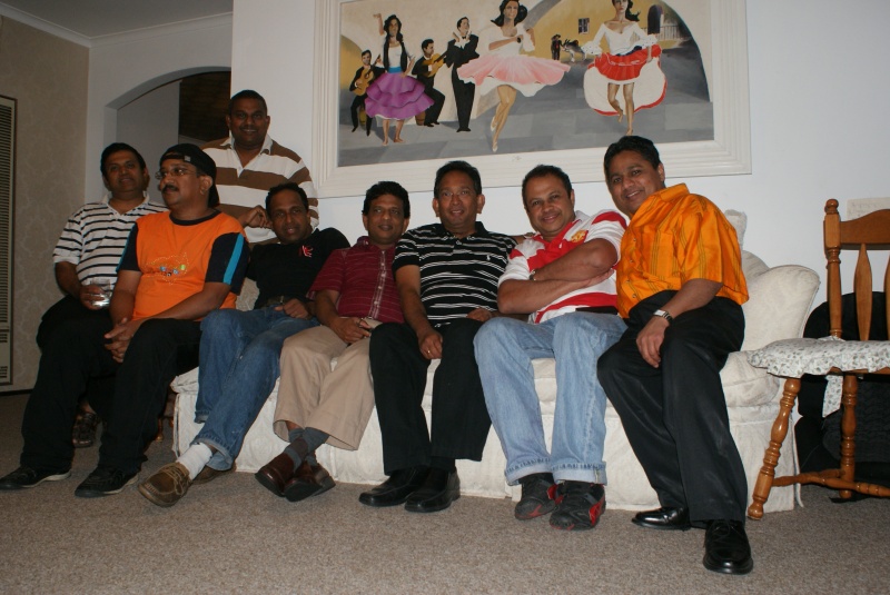 Get together at Lal's residence. 